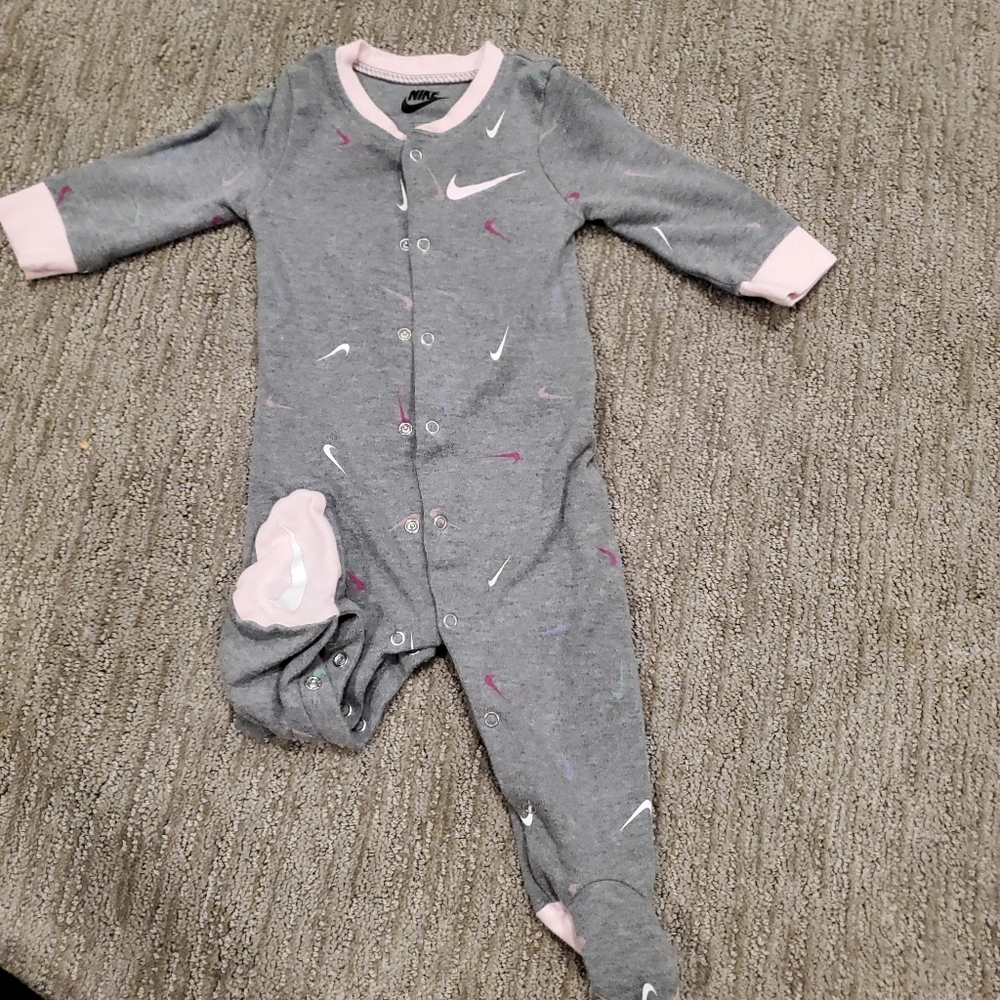 6 month Grey Nike pajamas